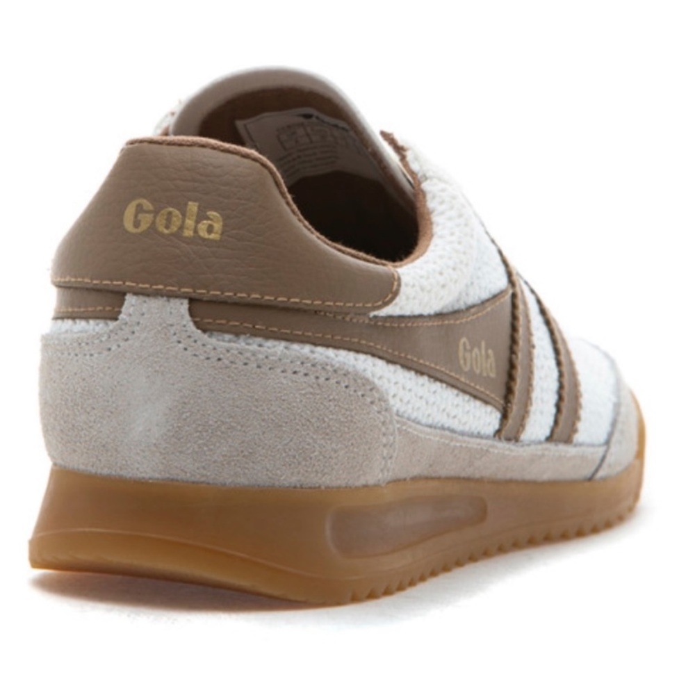 Gola Tornado Zephyr Woven Crochet Women’s Sneakers 7.5 Off White/Light Caramel - Picture 9 of 16